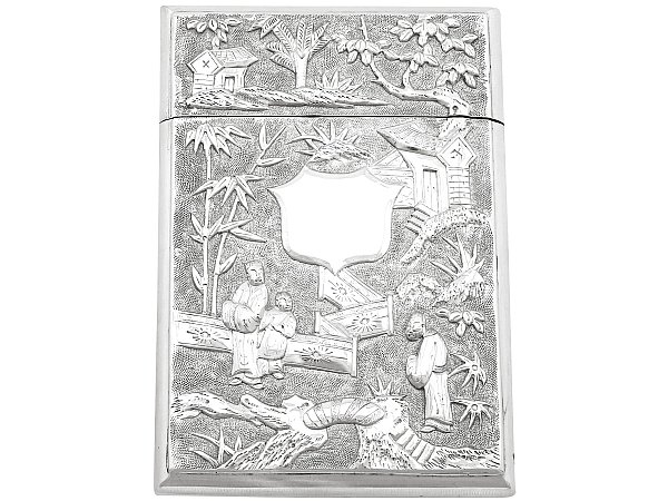 Rare Chinese Silver Card Case