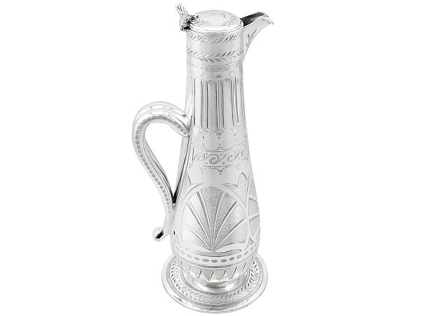 Victorian Silver Claret Jug