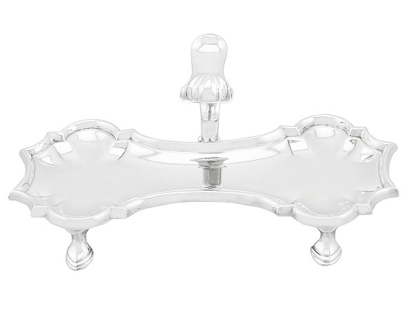 Georgian Silver Snuffer Tray