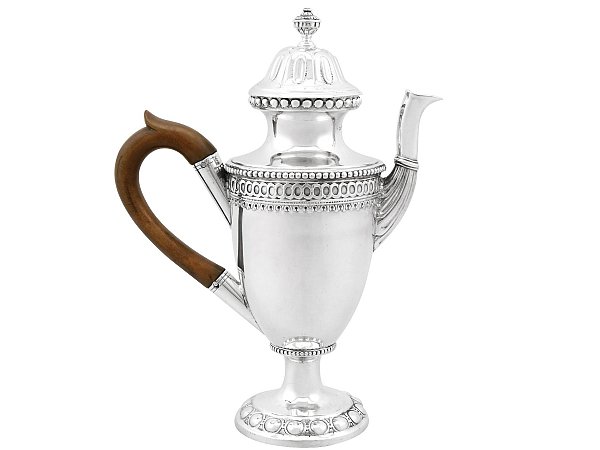 German Silver Coffee Pot