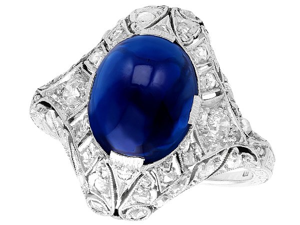 Art Deco Sapphire Ring