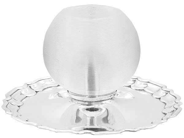 Silver and Glass Matchstriker