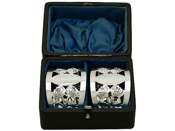 1920s Sterling Silver Napkin Rings