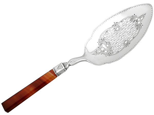 Antique Silver Server