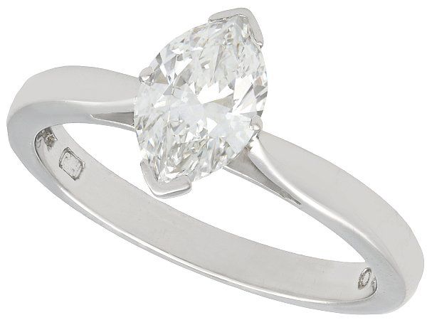 Marquise Diamond Solitaire Ring
