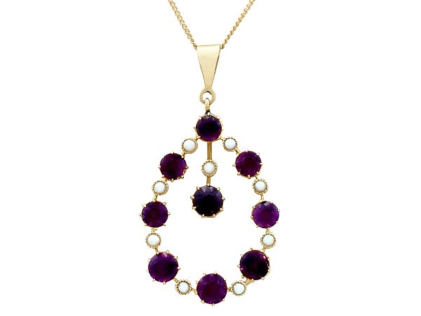 Antique Amethyst Pendant