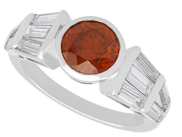 Certified Brown Diamond Ring for Sale