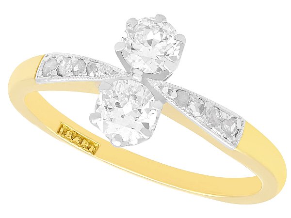 Antique Two Stone Diamond Ring