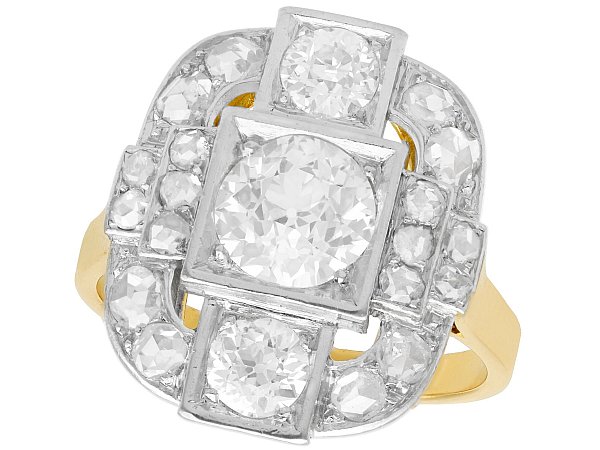 Antique Old European Cut Diamond Ring