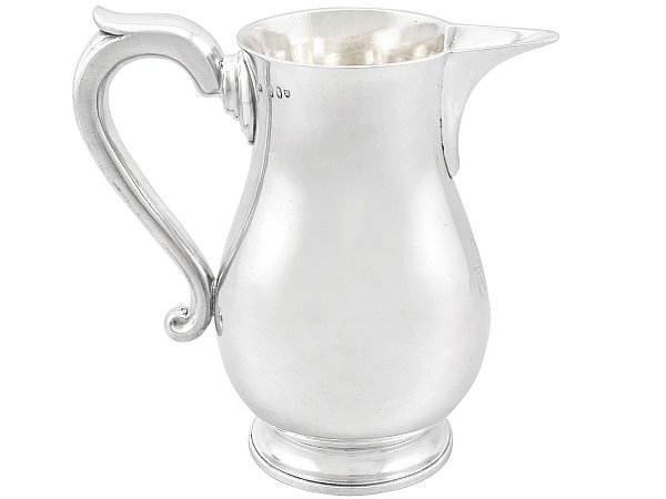Irish Silver Beer Jug