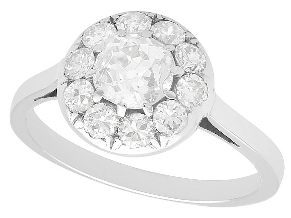 1920s diamond cluster ring