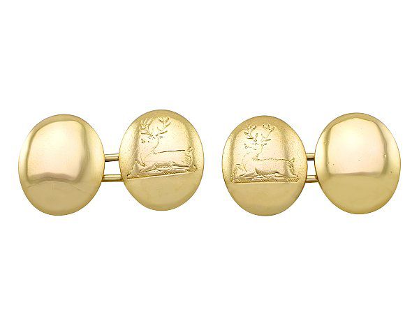 Antique solid gold cufflinks