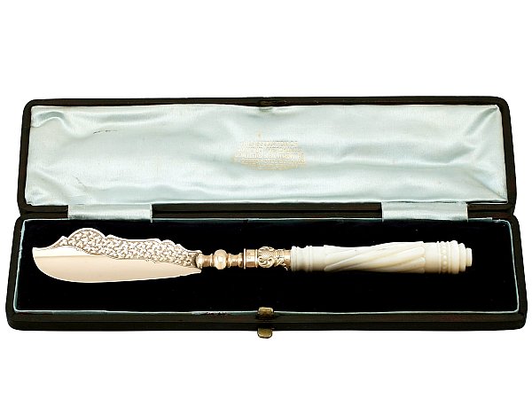 Antique Gold Butter Knife