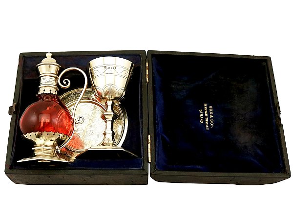 Antique Communion Set