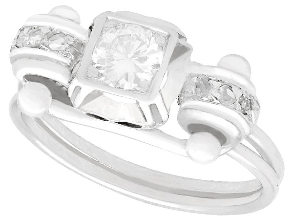 1950s Diamond Dress Ring in White Gold