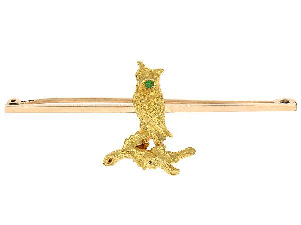 Antique Owl Brooch for Sale