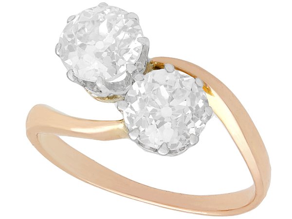 Antique Rose Gold Diamond Ring