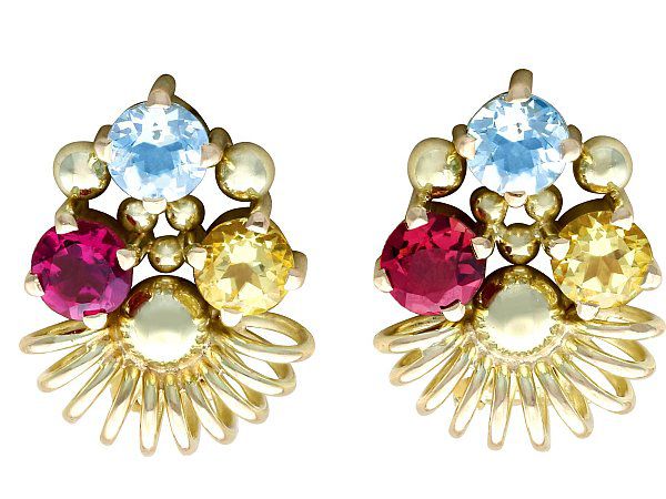 Vintage Gemstone Earrings