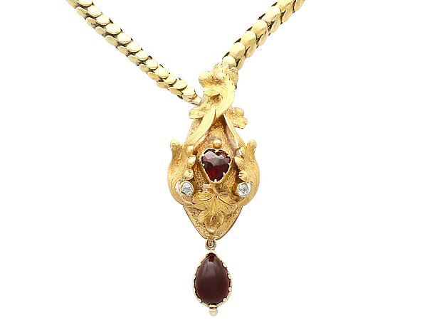 Victorian Gold Snake Necklace