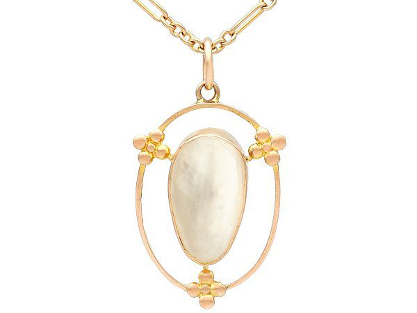 Antique Blister Pearl Pendant