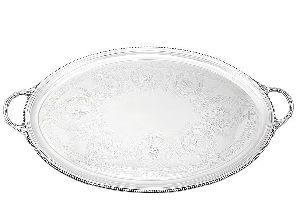 Victorian Silver Tray