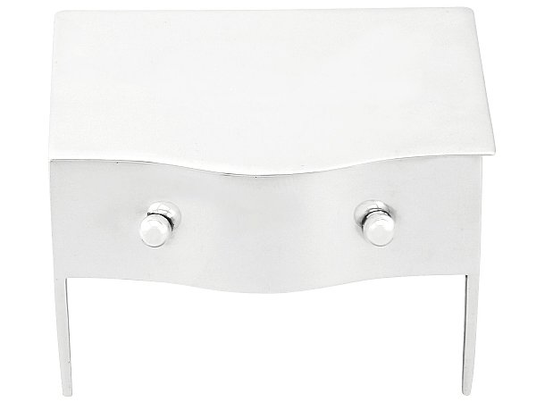 Edwardian Jewellery Box Silver