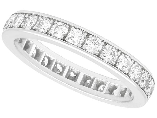 18ct White Gold Eternity Ring Diamond