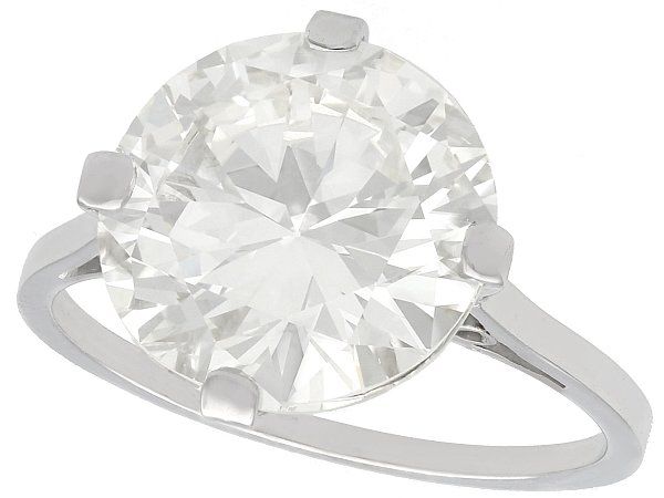 Over 5 Carat Diamond Ring Antique 