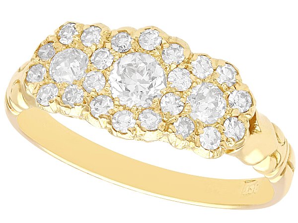 Old European Multi Diamond Ring