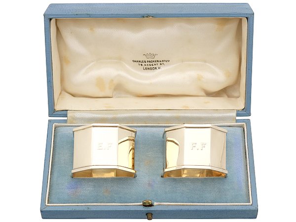 Vintage Gold Napkin Rings