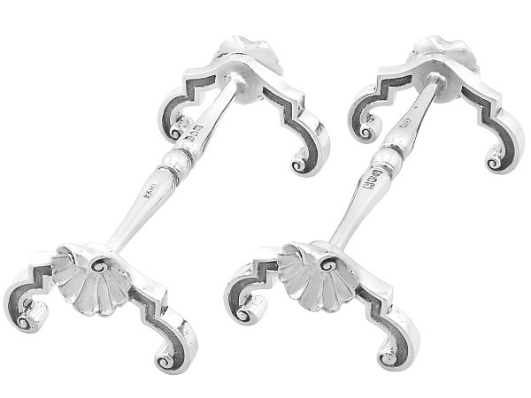 20th Century Silver Knife Rests