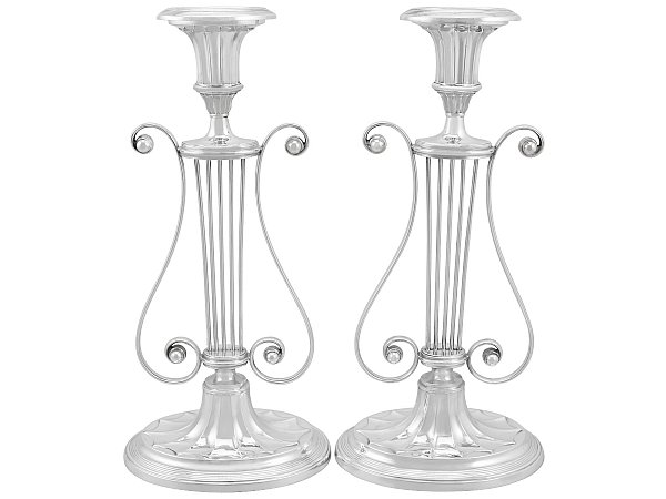 Rare Sterling Silver Candlesticks