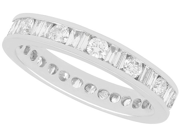 Baguette Cut Diamond Eternity Ring