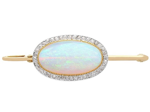 19th Century Opal Brooch