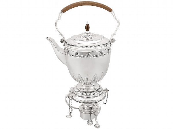 Silver Spirit Kettle Antique