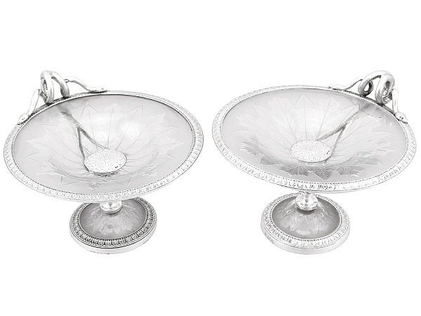 Victorian Glass Tazzas