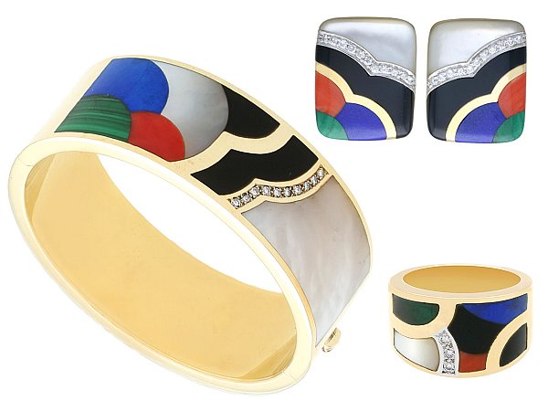 70s Style Jewellery Set Vintage