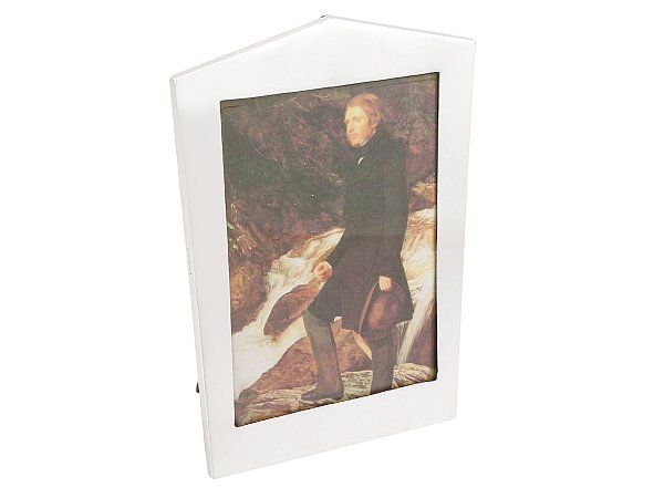 Oak Back Silver Photo Frame