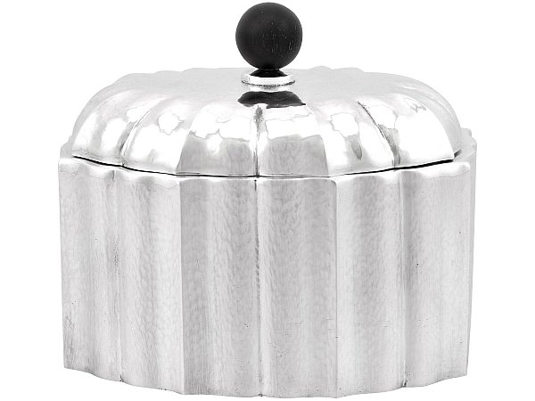 Silver Tea Caddy Antique