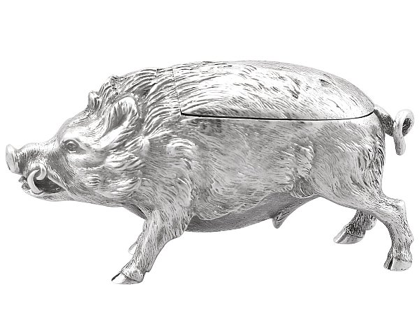 Silver Pig Vesta Case