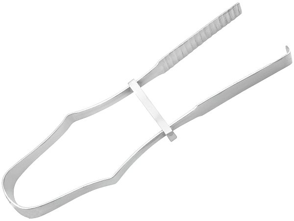 19th Century Silver Tongs