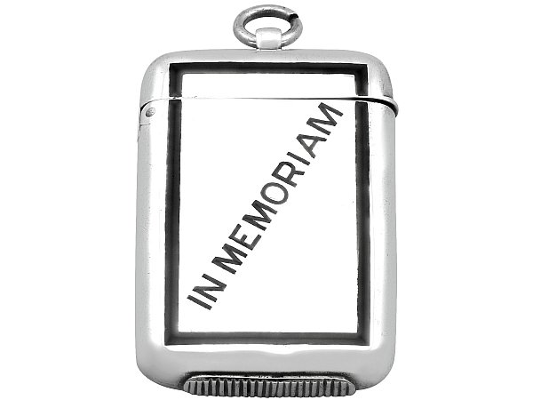 Silver and Enamel Vesta Case