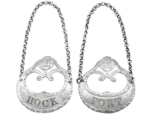 Sterling Silver Wine Labels
