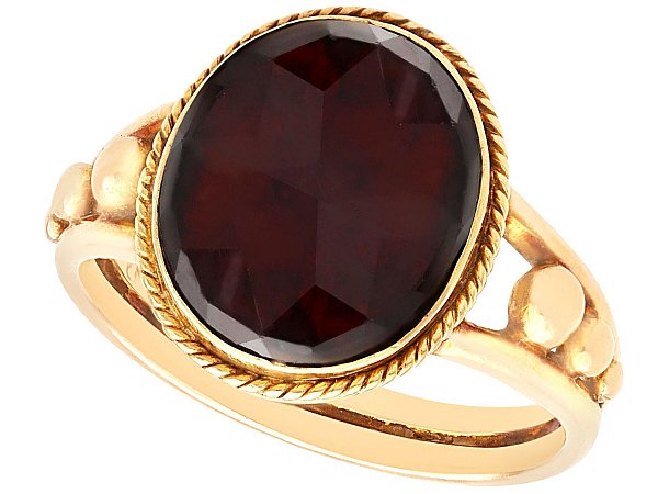 Victorian Garnet Ring 