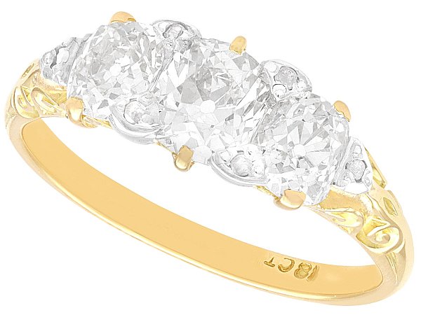H Colour Diamond Trilogy Ring