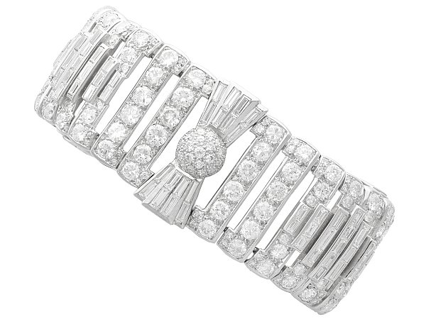 Luxury Art Deco Diamond Bracelet