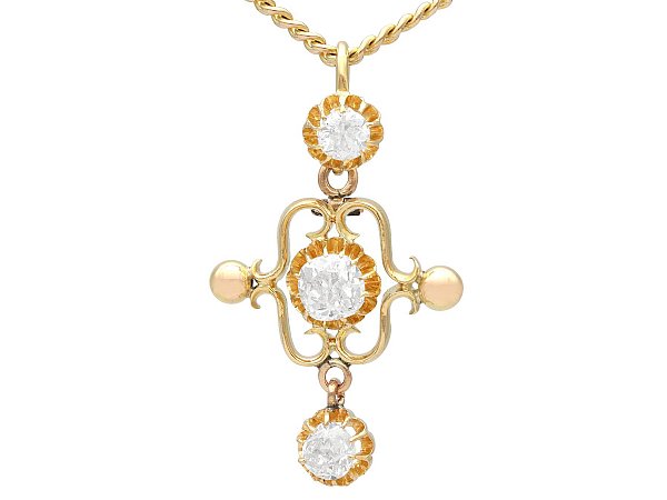 Antique Diamond Pendant UK 
