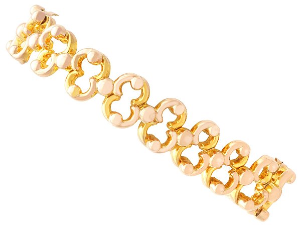 Gold Expandable Bracelet Antique 