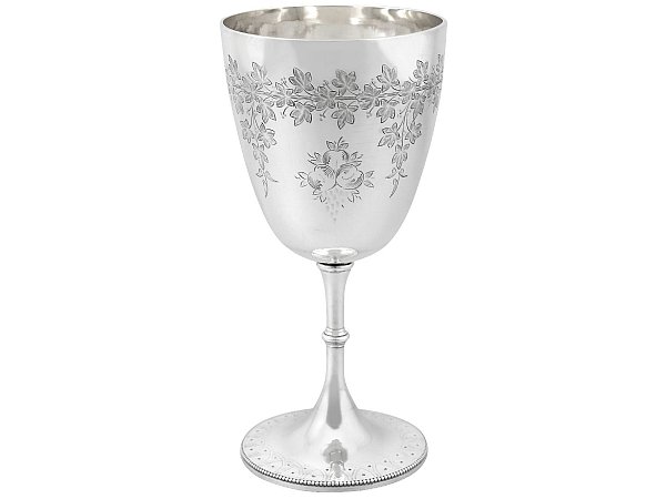 1870s Silver Goblet