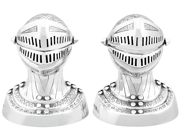19th Century Silver Peppers 